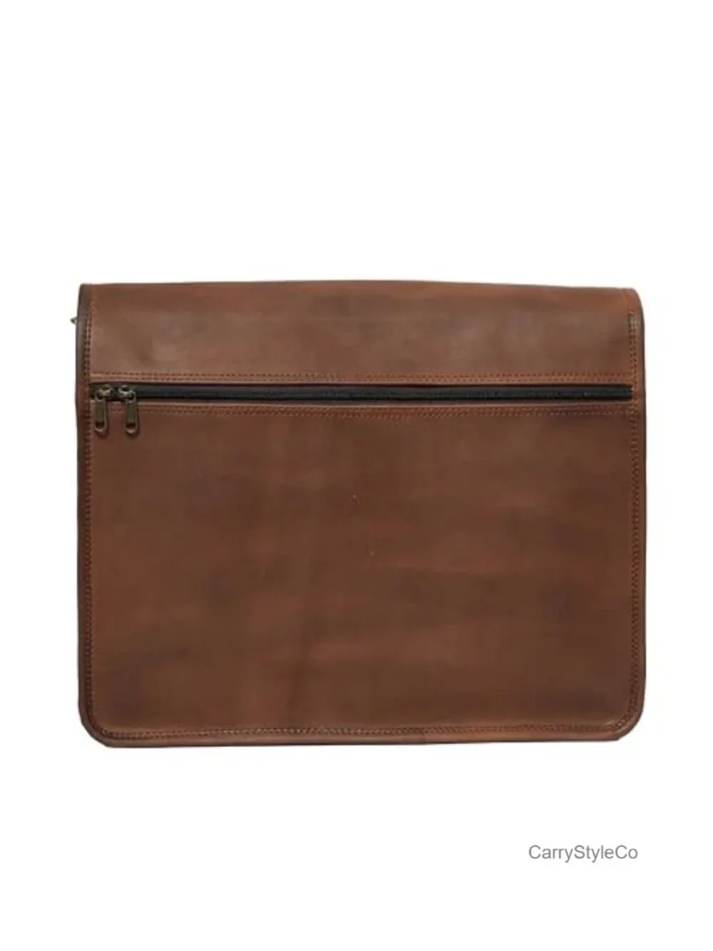 Full Grain Leather Messenger Bag 15.6
